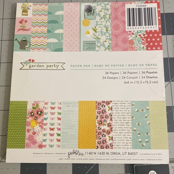Scrapbook bundle 6 x 6 paper pad and more - Picture 2 of 8